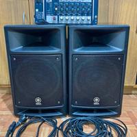 yamaha stage pass 300 +  asta mic e porta mixer