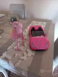 Unicorno Magico + Macchina Cabriolet Rosa