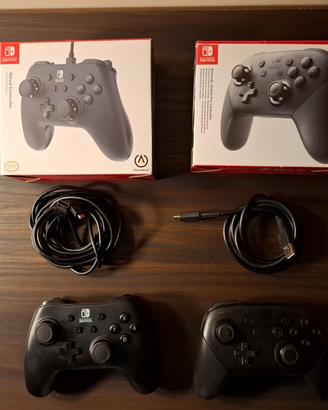 CONTROLLER NINTENDO SWITCH PRO + PowerA cablato