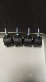 Set 12 ruote girevoli