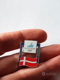 Pin Olimpiadi Torino 2006 Trofé Danimarca Denmark