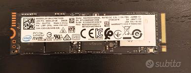 SSD Intel 256GB NVMe M.2 -