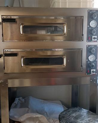 Forno elettrico pizza 4+4