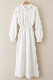 Camicia notte vintage dopoguerra cotone M/L
