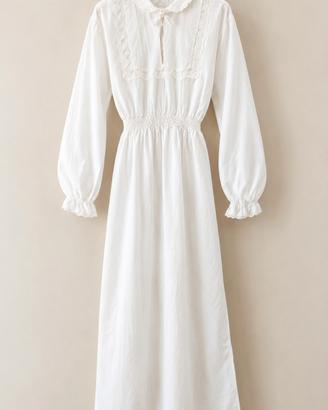 Camicia notte vintage dopoguerra cotone M/L