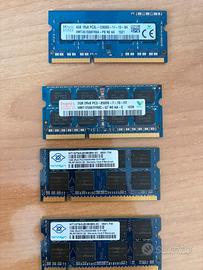 Lotto ram pc mac apple macbook 8 gb