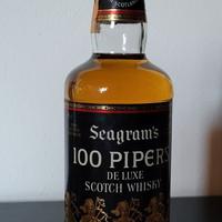 Seagram's 100 PIPERS De Luxe Scotch Whisky