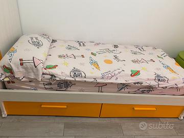 Letto singolo con materasso Memory