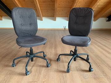 Set di 2 sedie da ufficio Ikea lillhöjden nere