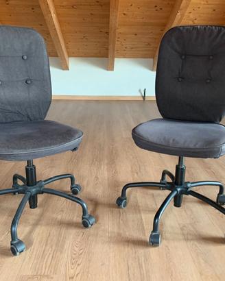 Set di 2 sedie da ufficio Ikea lillhöjden nere
