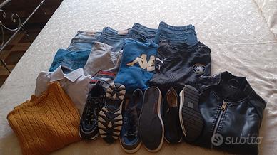 box 14 pezzi firmato  felpe jeans ecc. 