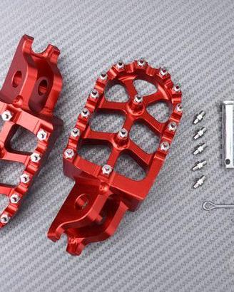 Poggiapiedi KAWASAKI KX 450 / F / X 2019 24 Rosso