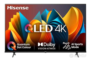 Hisense TV 55" QLED 4K 55E77NQ Smart TV VIDAA U7
