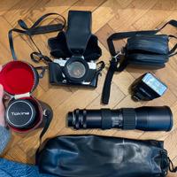 Minolta SRT303 con obiettivi Tokina