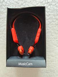 Cuffie conduzione ossea MusicCam 3 in 1