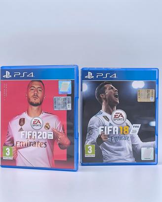 FIFA 20 + FIFA 18 PS4 – Bundle 2 Giochi