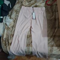 pantaloni nenette rosa taglia 44 nuovi mai usati