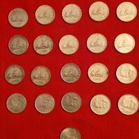 500 Lire argento 21 Monete Circolate. 1 DANTE 14 C