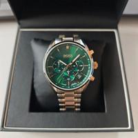 Orologio BOSS Cronografo Uomo Verde Oro