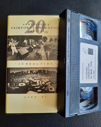 Vhs videocassetta fairport convention in real time