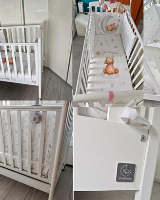 Kit cameretta Italbaby completo, culla + fasciatoi