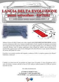 LANCIA DELTA EVOLUZIONE panno sottocofano 82470261