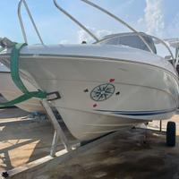 Barca open QUICKSILVER WALK AROUND 555 + mercury