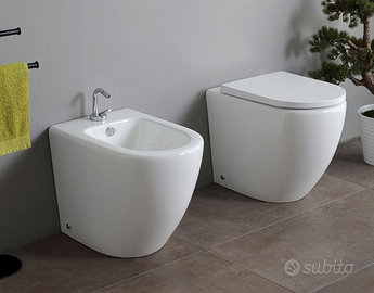 Coppia sanitari a terra BLOCCO