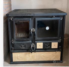 Cucina stufa a legna LA NORDICA con forno – perfet