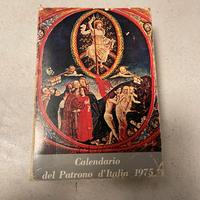 Libro “Calendario del patrono d’Italia 1975”