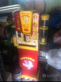 Distributore pop corn tipo cinema.