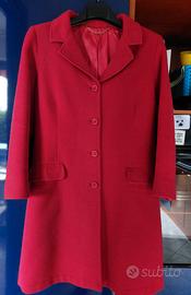 cappotto rosso da Sartoria tg. 42/44