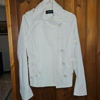 Giacca trench tg 42 M bianco Patrizia Pepe