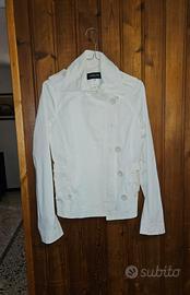 Giacca trench tg 42 M bianco Patrizia Pepe