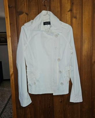 Giacca trench tg 42 M bianco Patrizia Pepe