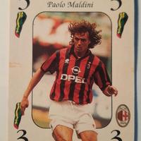 4 figurine del Milan con Maldini Weah Rijkaard