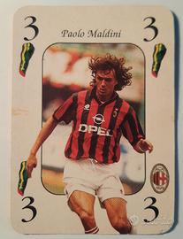 4 figurine del Milan con Maldini Weah Rijkaard