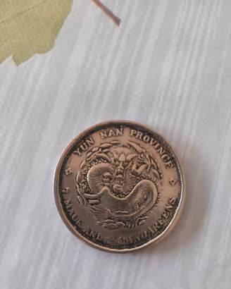 Moneta Drago Yunnan -Riproduzione ornamentale-Cina