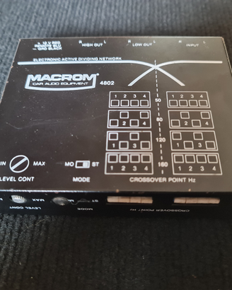 Macrom crossover elettronico mod.4802