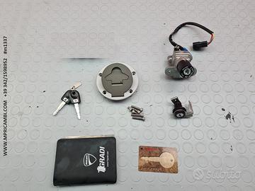 SERRATURE CHIAVI DUCATI 848 2007 2013 2011