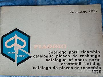 Catalogo parti di ricambio ciclomotore Piaggio SI