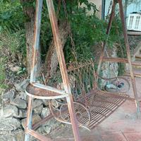 dondolo in ferro stile francese