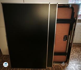 Set 3 tavoli gambe richiudibili 100x60