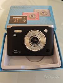 fotocamera digitale 4k 50mp nuova con schermo lcd