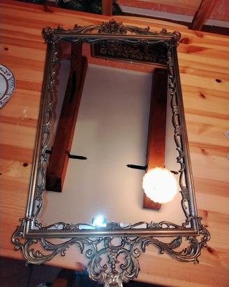 console antica in ottone 