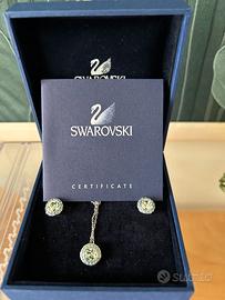 Collana Swarovski con pendente e orecchini