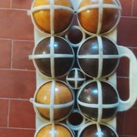 Bocce vintage in legno 