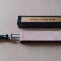 Coramella in cuoio per rasoio da barbiere 