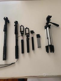 Bastoni per selfie vari