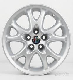 4 Cerchi da 15' in Lega - Alfa Romeo - 147 - 156